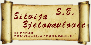 Silvija Bjelopavlović vizit kartica